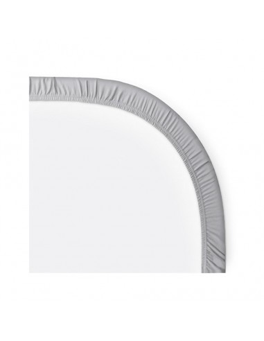 Sabana ajustable gris Queen 130x185