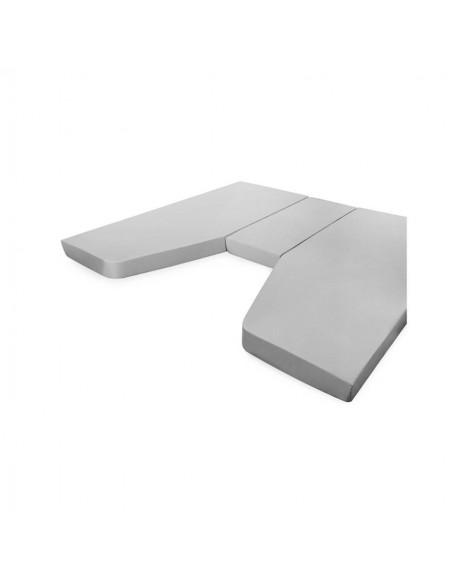Sábana bajera ajustable gris ( 3 piezas )