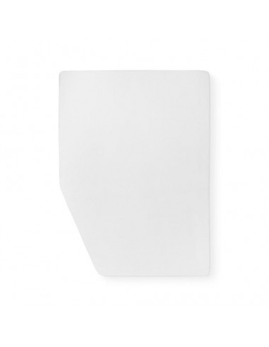 Protector blanco para cama francesa izquierda