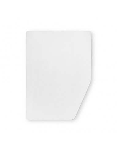 Protector blanco para cama francesa derecha