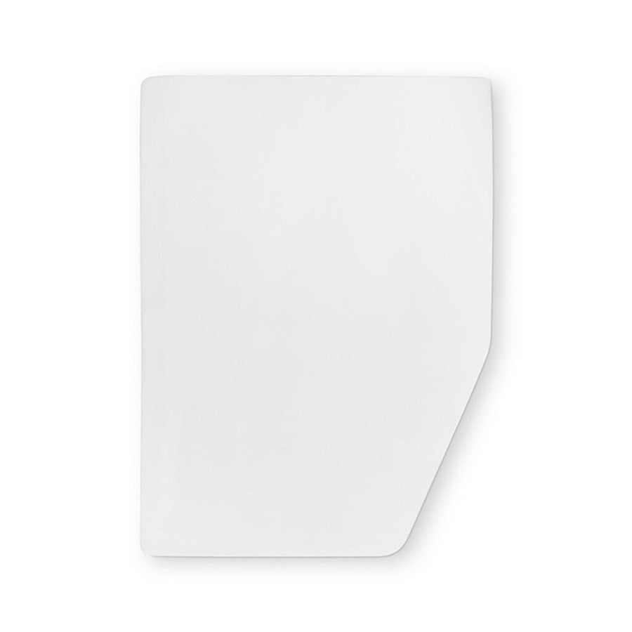 Protector blanco para cama francesa derecha