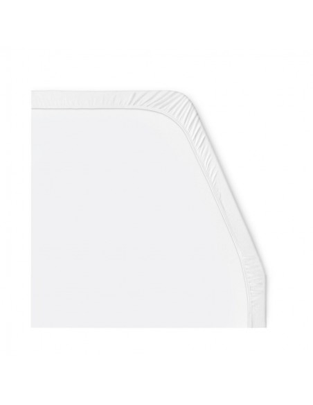 Protector blanco para cama francesa derecha