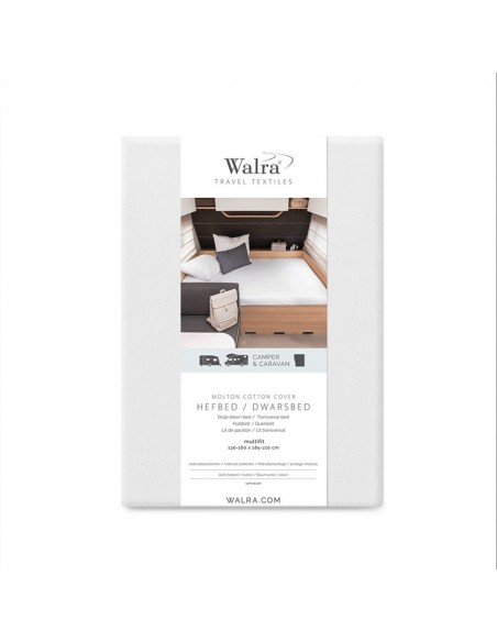 Protector blanco para cama abatible o transversal