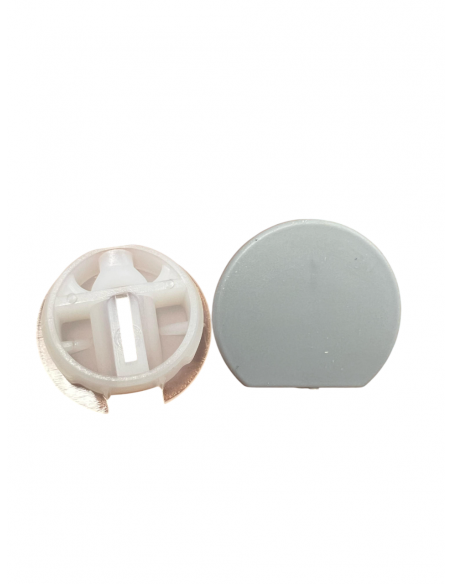 Unión oculta para armarios y muebles gris claro