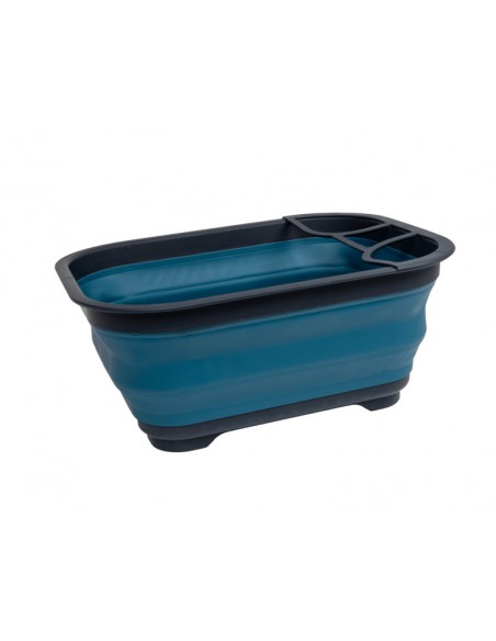 Escurreplatos plegable con desagüe