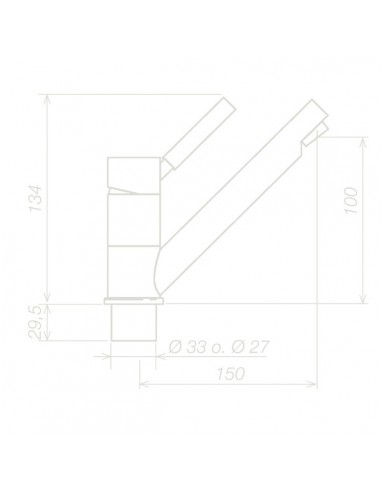 Grifo mezclador monomando Trend E