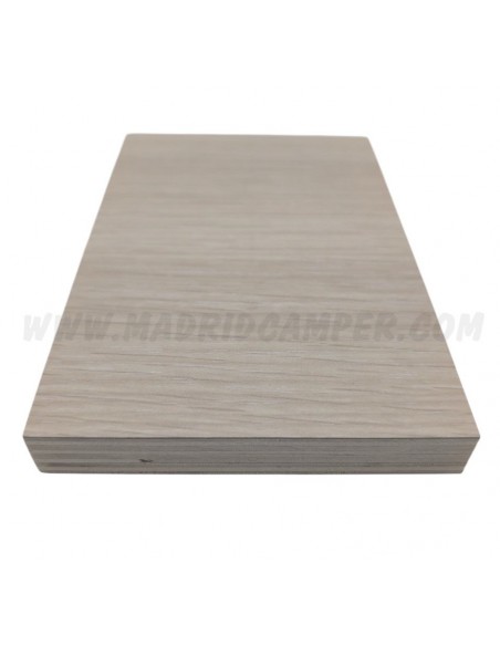 Tablero de chopo HPL madera candara 15mm