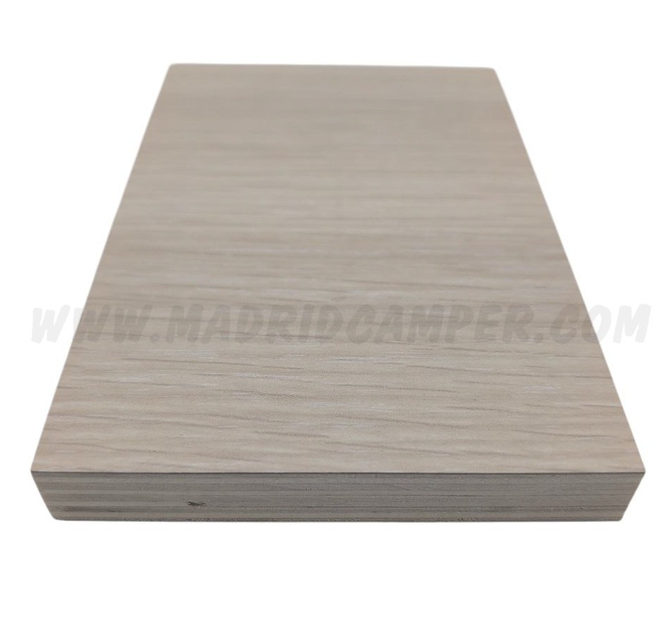 Tablero de chopo HPL madera candara 15mm