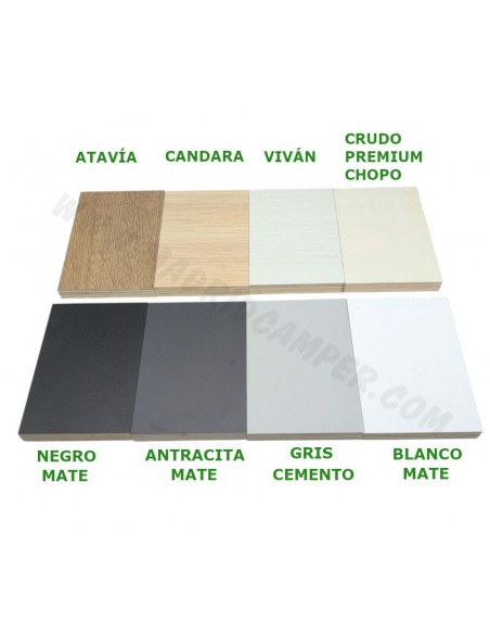 Tablero de chopo HPL madera candara 15mm