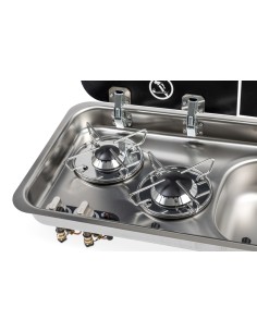 Cocina 2 fuegos mas fregadero a derecha Carbest 2