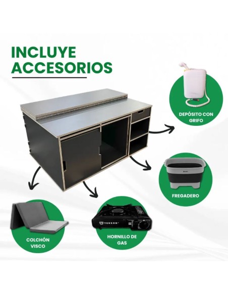 Mueble camper modular Vehículos K9
