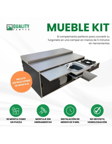 Mueble camper modular Vehículos K9