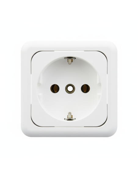 Enchufe Stuko 220V CBE BLANCO