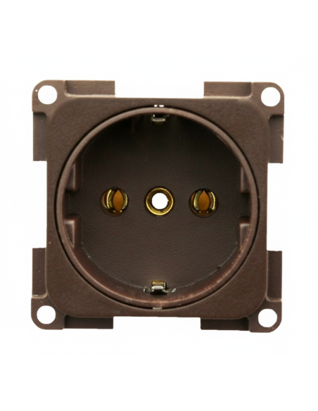 Enchufe Stuko 220V CBE Marron