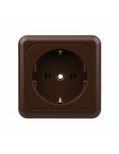 Enchufe Stuko 220V CBE Marron