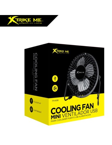 Mini Ventilador USB de Metal FN808