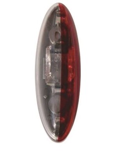 Luz de gálibo rojo/blanco