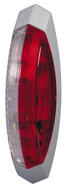 Luz de gálibo bicolor base en gris ( Derecha )