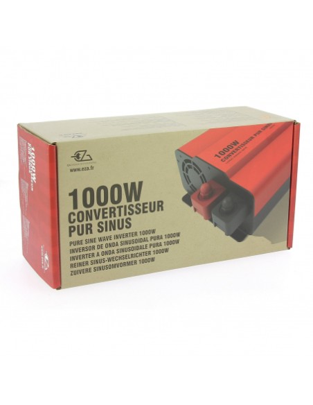 Inversor de onda sinusoidal pura 12 V 1000 W EZA