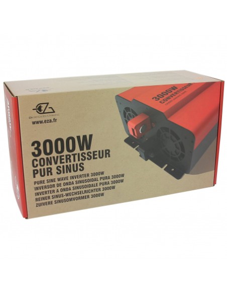 Inversor de onda sinusoidal pura 12 V 3000 W EZA