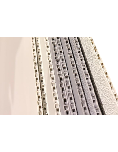 Panel de plástico pluma max Gris oscuro