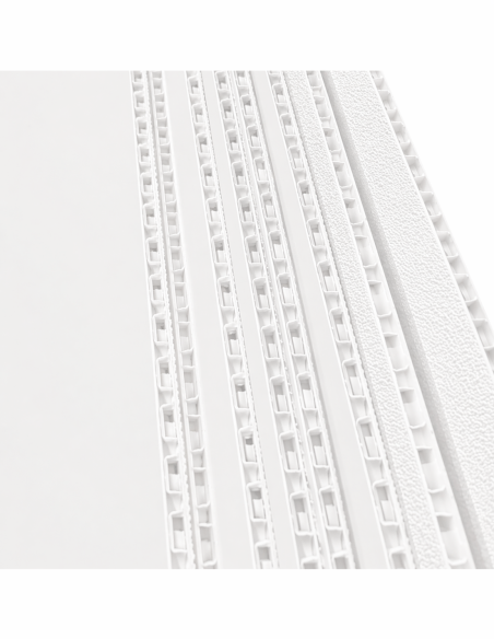 Panel de plástico pluma max Blanco