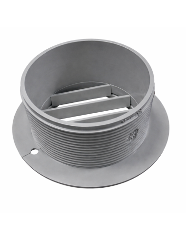 Difusor de aire Ø 60 a 45º orientable GRIS