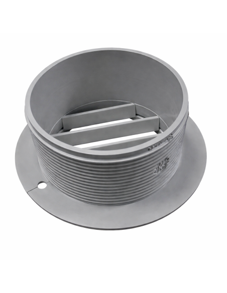 Difusor de aire Ø 60 a 45º orientable GRIS