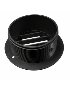 Difusor de aire Ø 60 a 45º orientable NEGRO 2