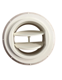 Difusor de aire Ø 60 regulable y orientable Blanco