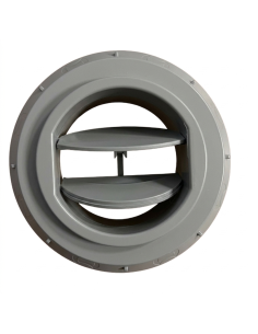 Difusor de aire Ø 60 regulable y orientable Gris