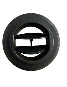 Difusor de aire Ø 60 regulable y orientable NEGRO