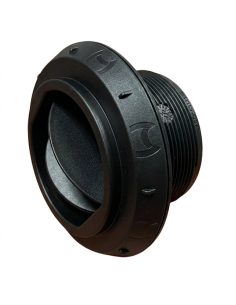 Difusor de aire Ø 60 regulable y orientable NEGRO 2