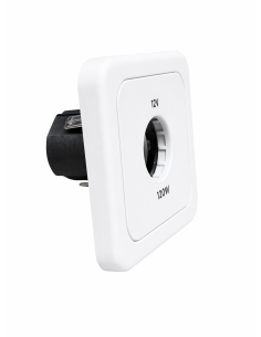 Toma de 12v conexión mechero CBE BLANCO 2