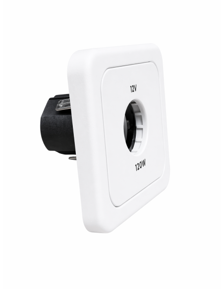 Toma de 12v conexión mechero CBE BLANCO