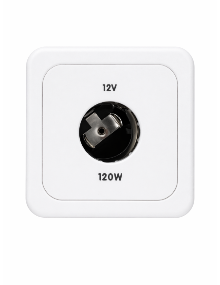 Toma de 12v conexión mechero CBE BLANCO
