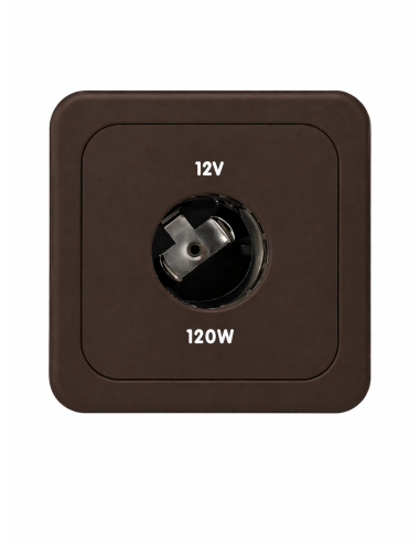 Toma de 12v conexión mechero CBE Marrón