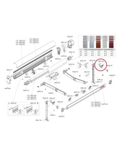 Kit enganche pata derecha F45TI/L 2
