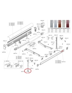 kit sujecion pata F45/F80 2