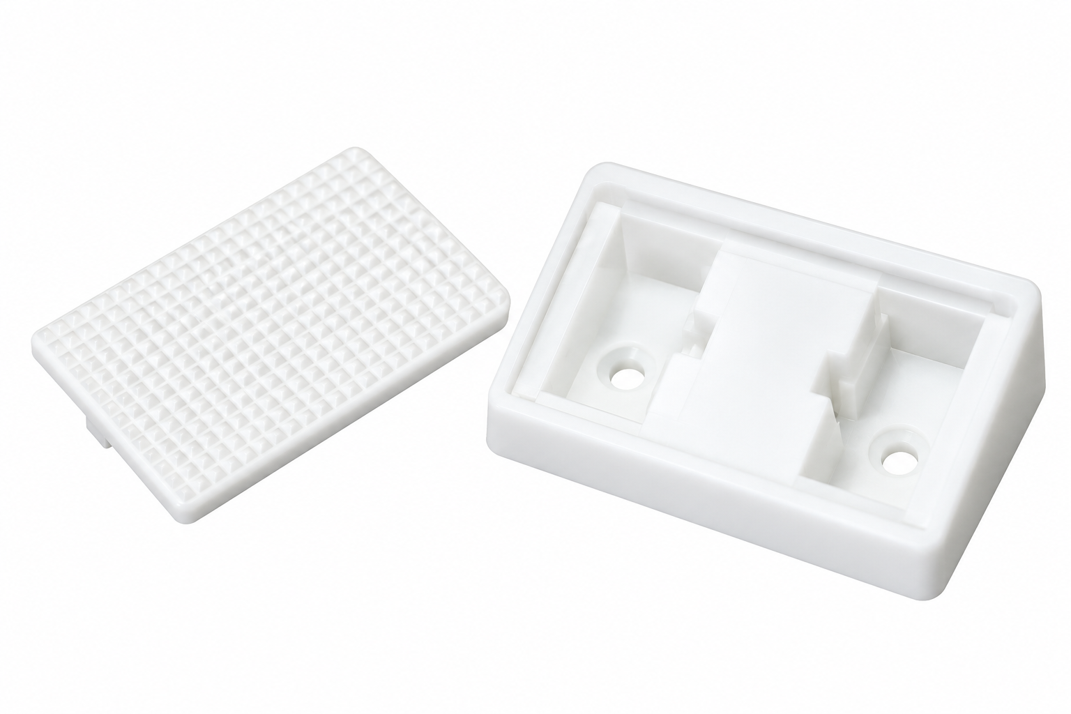 Fijación para mueble blanco