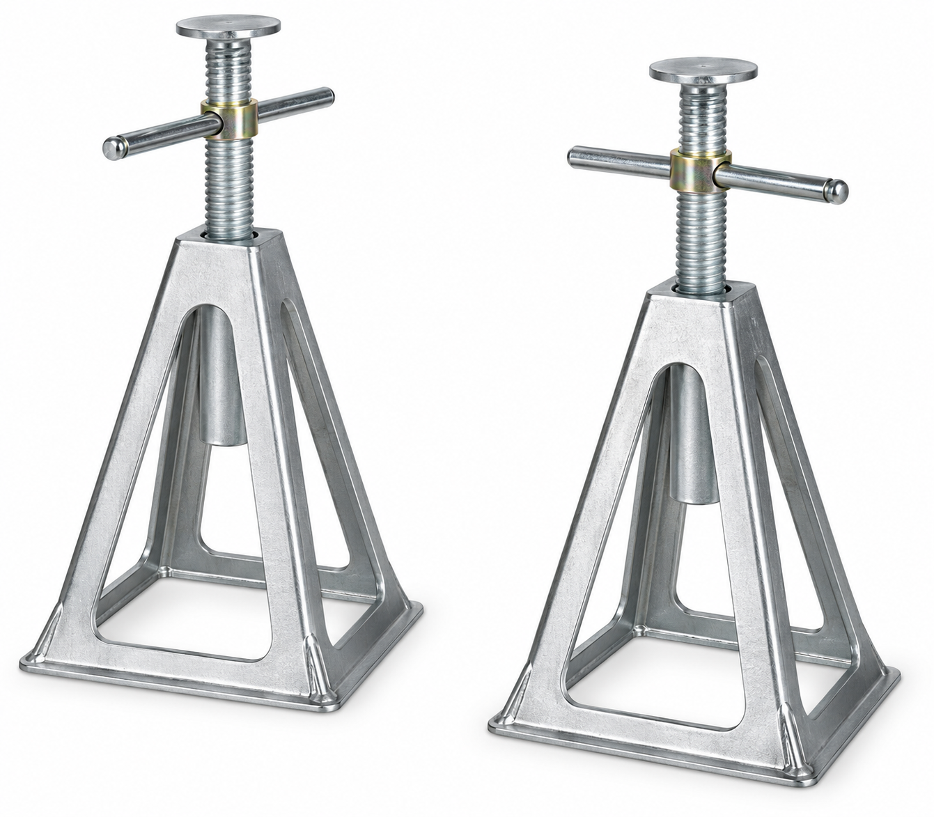 Kit de 4 caballetes Carbest en aluminio para caravana