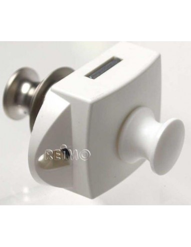 CIERRE PUSH LOCK DOBLE CARA PLATA