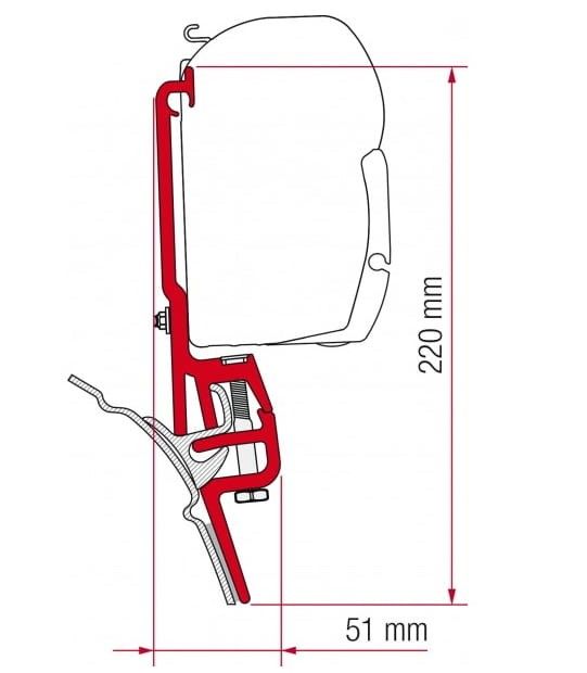 Kit para VW T4 Multirail para F35 / F45