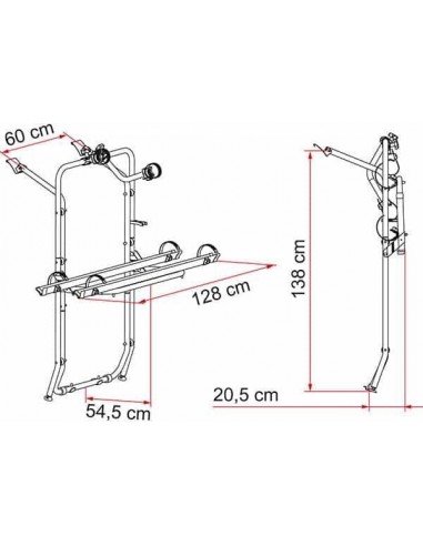 PORTABICICLETAS FIAMMA CARRY BIKE VW VITO W638