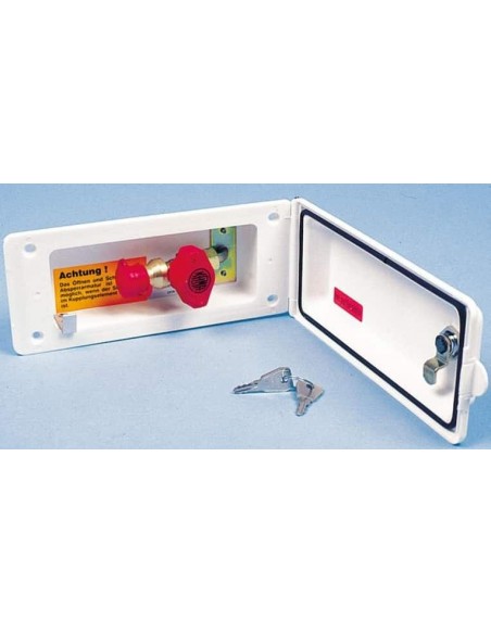 TOMA EXTERIOR DE GAS CON CERRADURA