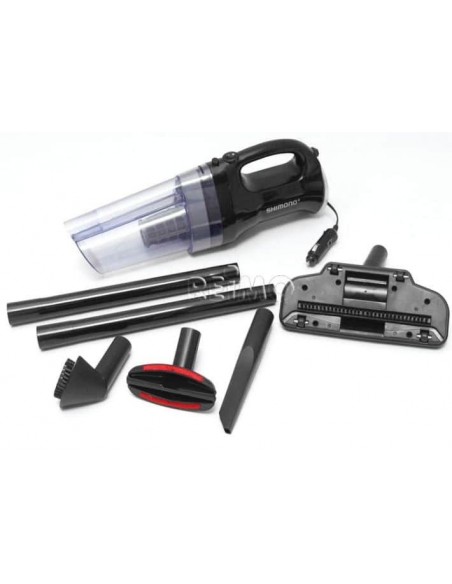 ASPIRADOR A 12V Y 150 W CON ACCESORIOS Y 4 METROS DE CABLE