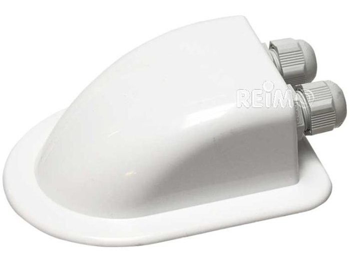 Pasa techos para placa solar blanco