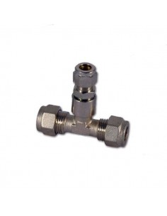 Racor Giunzione Gas 10 - 10 MM Hermeto Ermeto Cucina Camper Camping