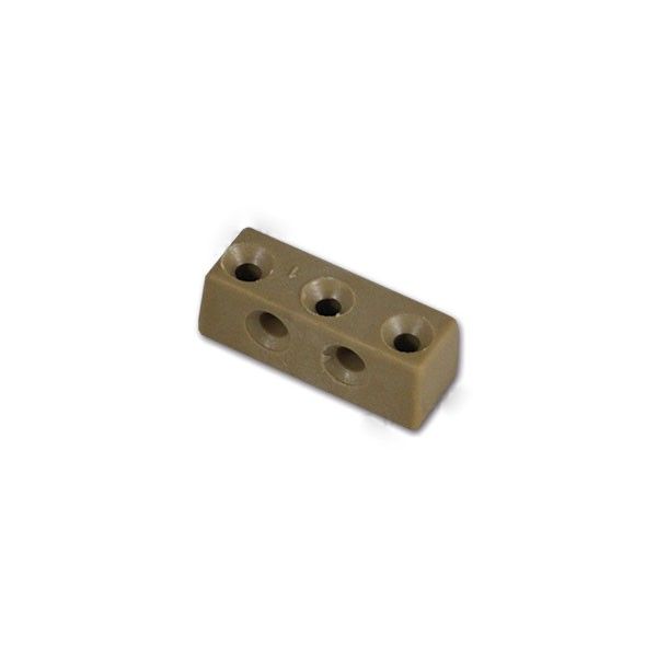 Fijación rectangular marrón para muebles