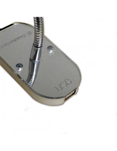 LUZ ORIENTABLE DE LED CON USB Y INTERRUPTOR